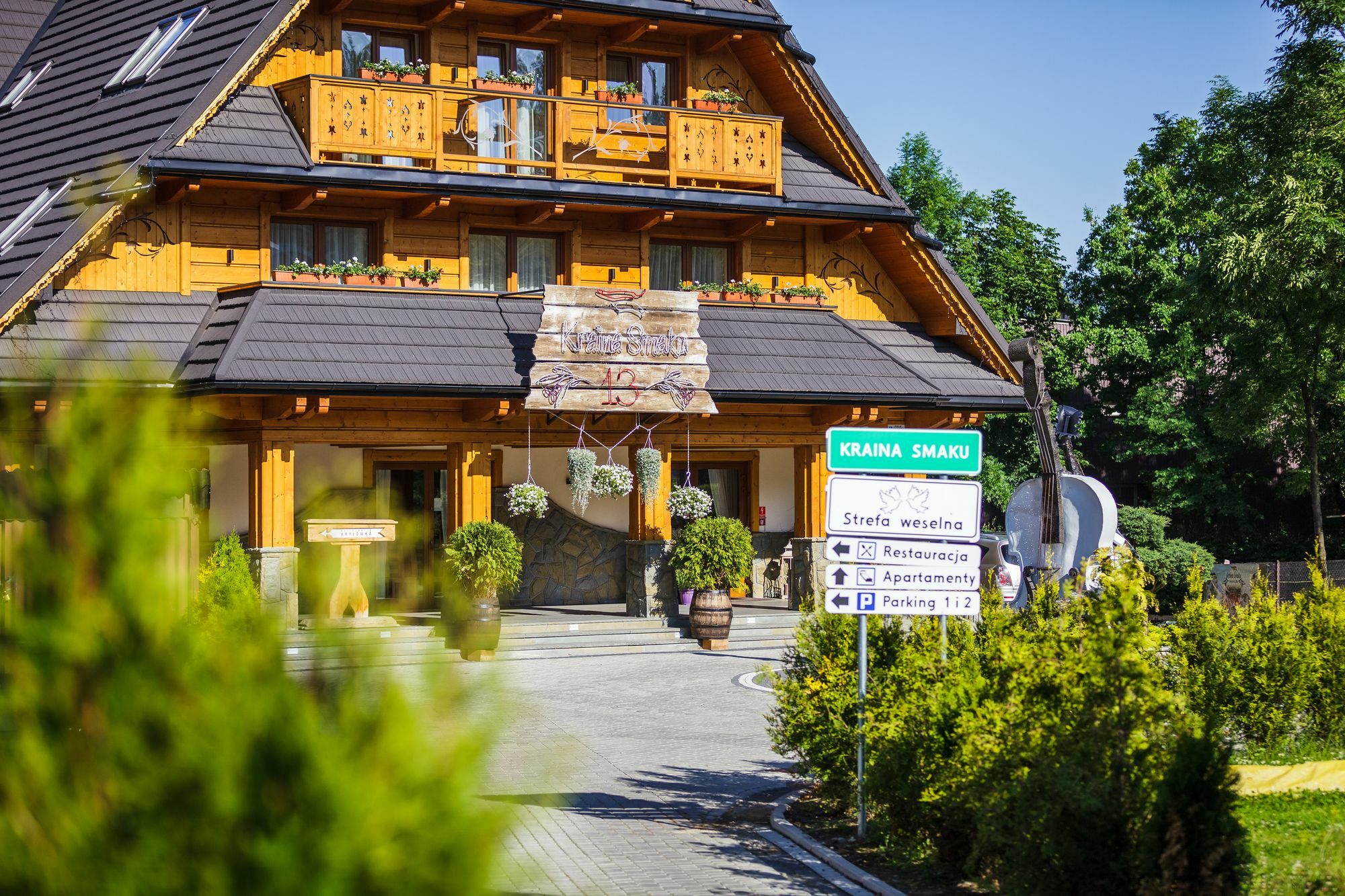ザコパネ Kraina Smaku Bed & Breakfast エクステリア 写真